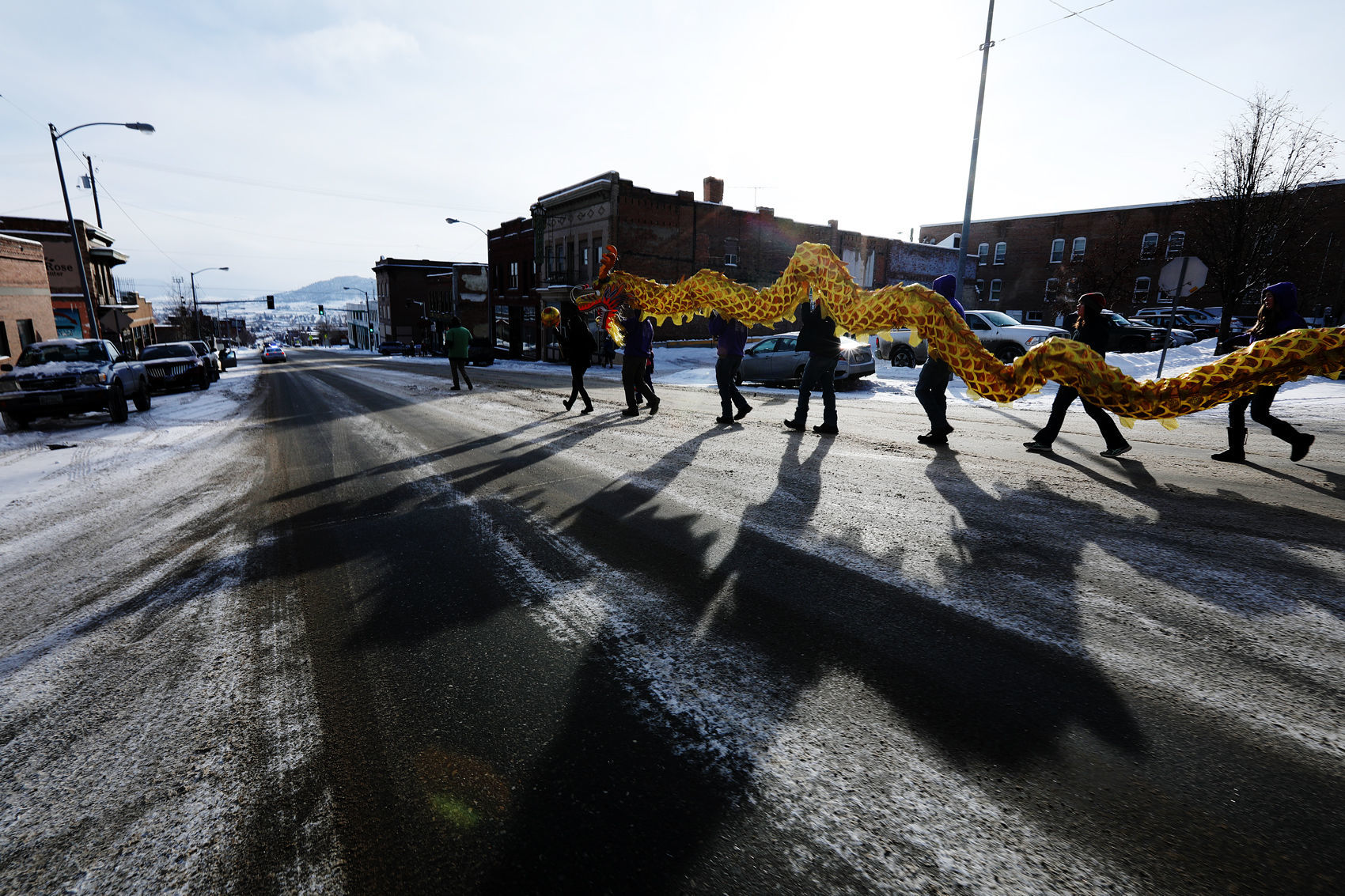 Butte's shortest, coldest, loudest parade
